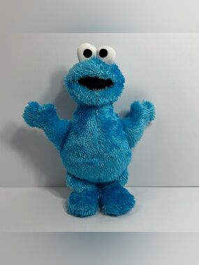 Hasbro Sesame Street Workshop Cookie Monster 2013 Plush Soft Eyes 10"